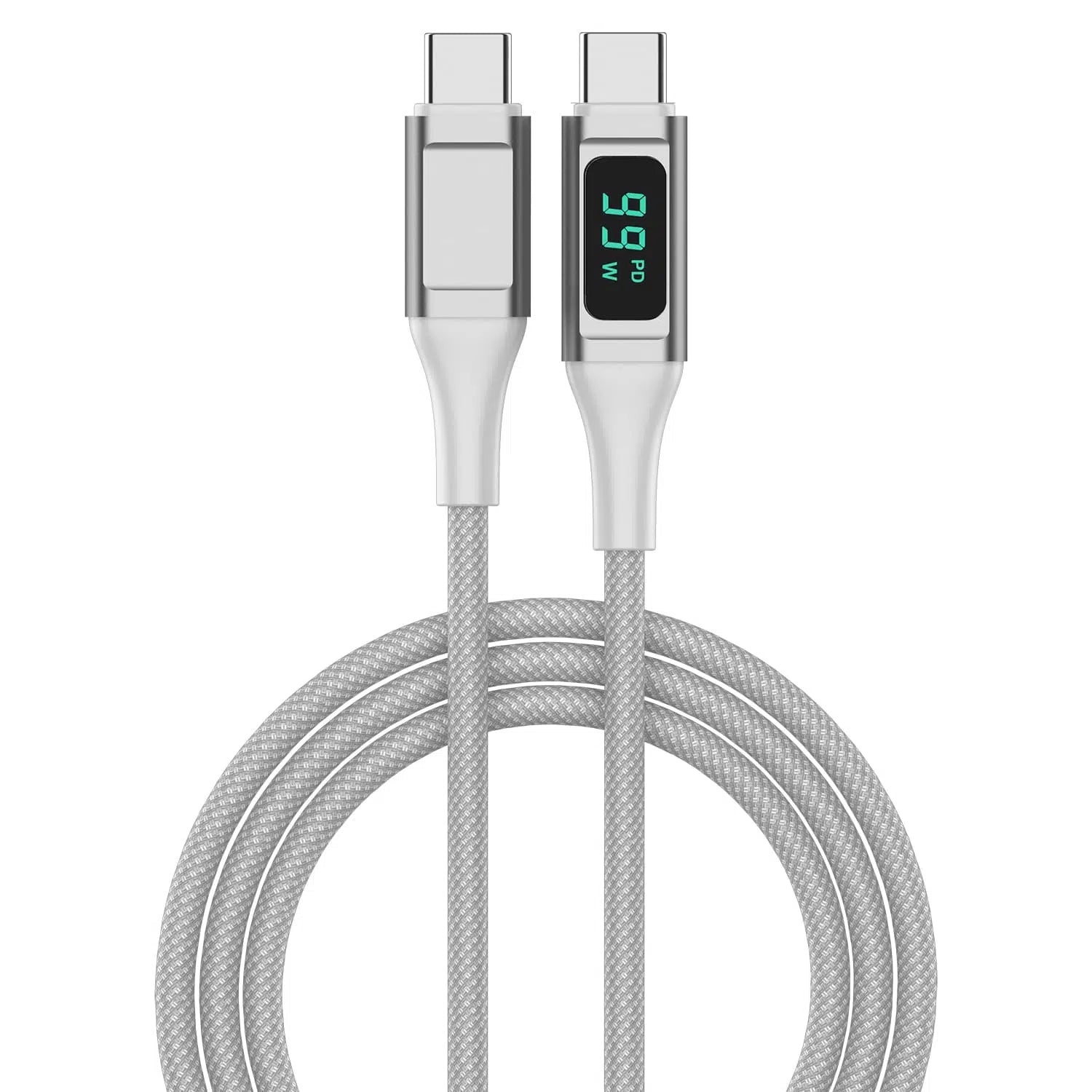 4smarts USB-C Kabel DigitCord 100W 1,5m, grau