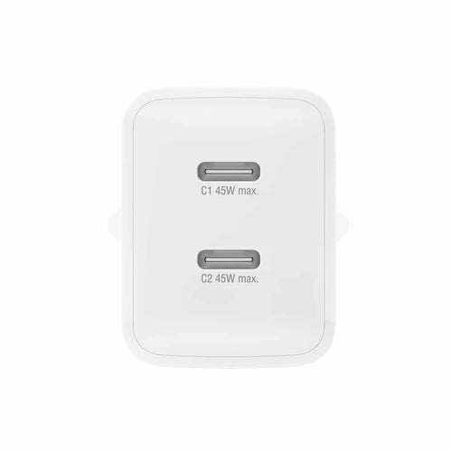4smarts Ladegerät PDPlug Dual 45W GaN 2C weiß