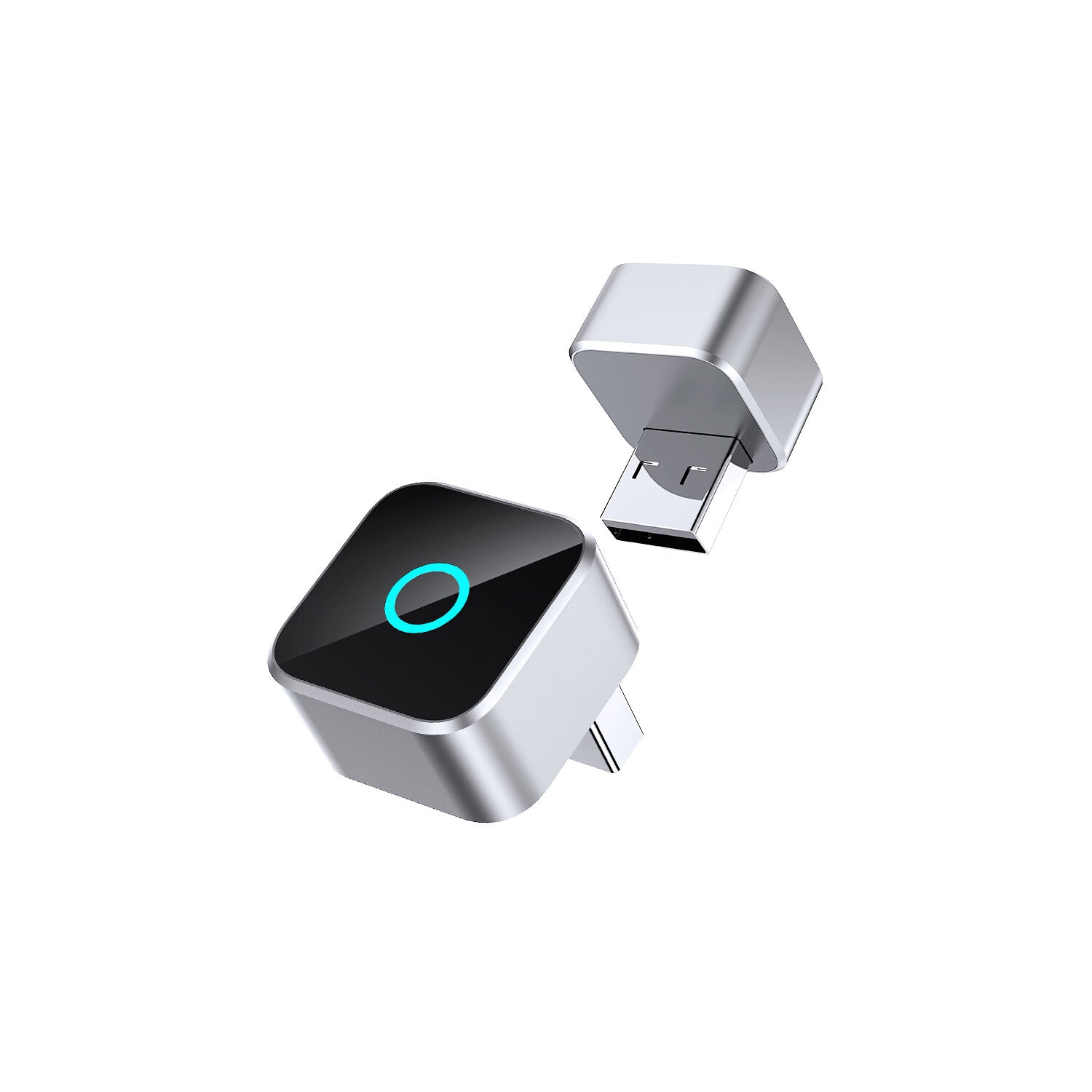 4smarts Wireless CarPlay / Android Auto Adapter, silber